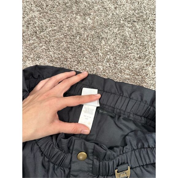 Nils Vintage Snow Pants Black Ski Women’s 14 Nylon Top Layer Made in USA Winter - Picture 5 of 11